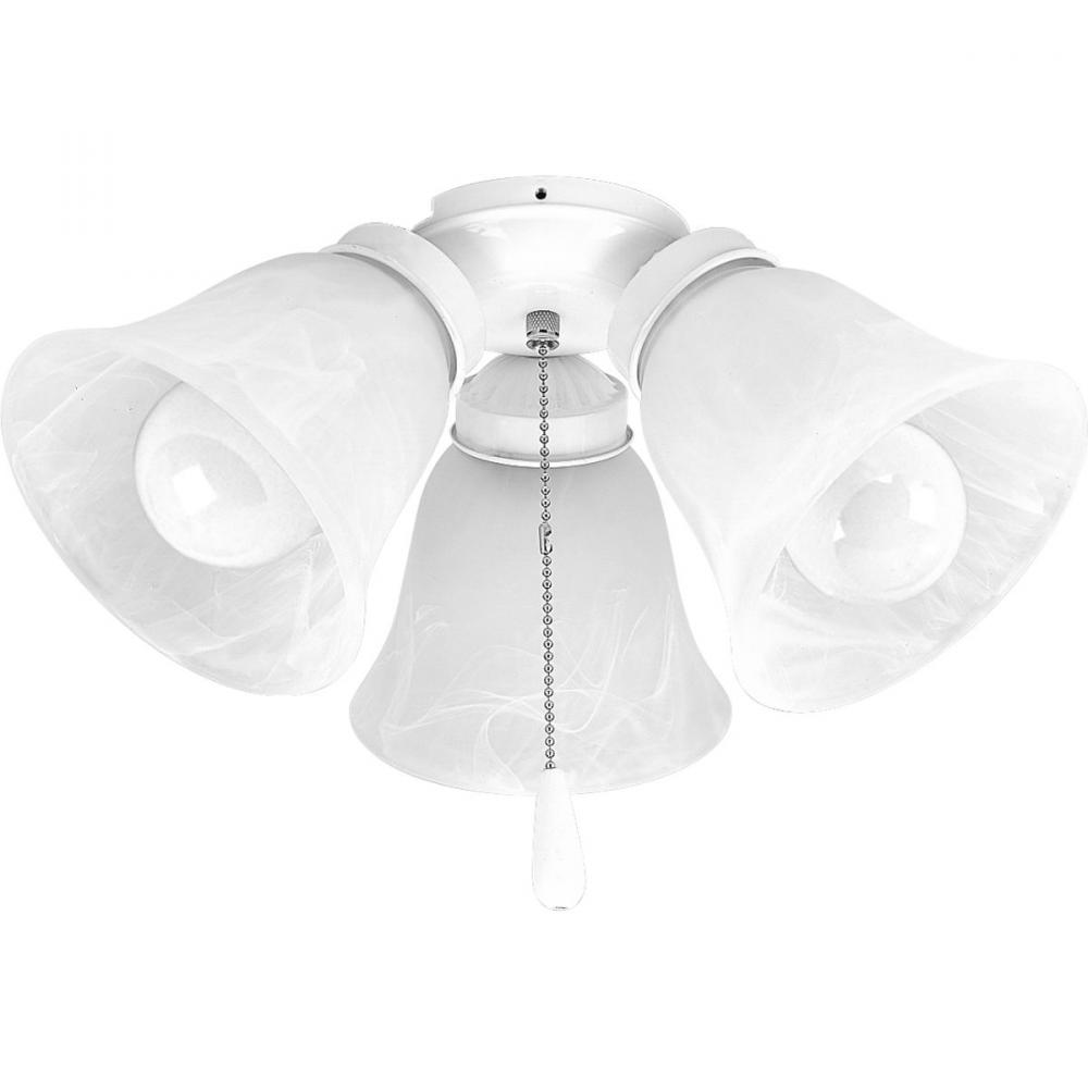 Details About Progress Lighting P2600 30wb Fan Light Kits Ceiling Fan Light Kit White