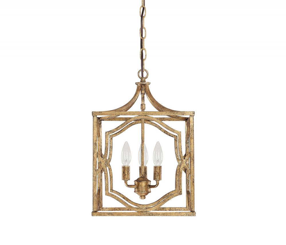 Capital Lighting 9481ag Blakely 3 Light Foyer Pendant Light