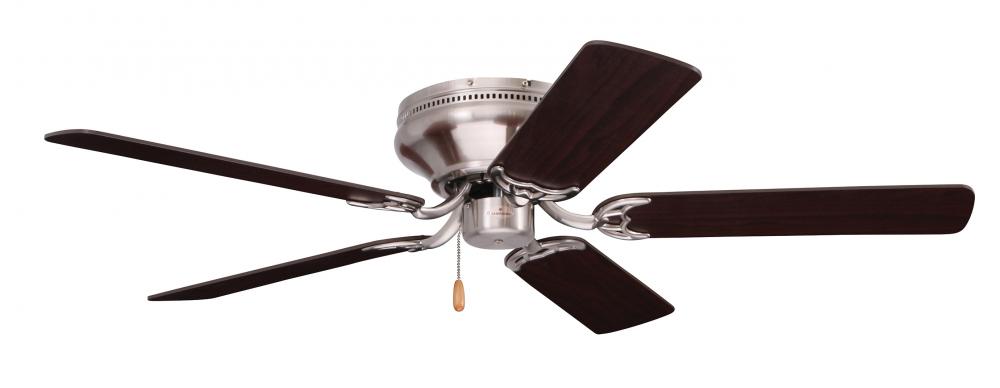 Emerson Snugger 42 Ceiling Fan Pull Chain In Brushed Steel